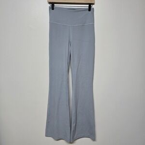 Lululemon Groove Super High Rise Flared Pants Nulu 32" Inseam Rhino Grey‎ Size 8